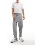 [ASOS DESIGN] ASOS DESIGN essential oversized trackies in grey marl XL Grey marle