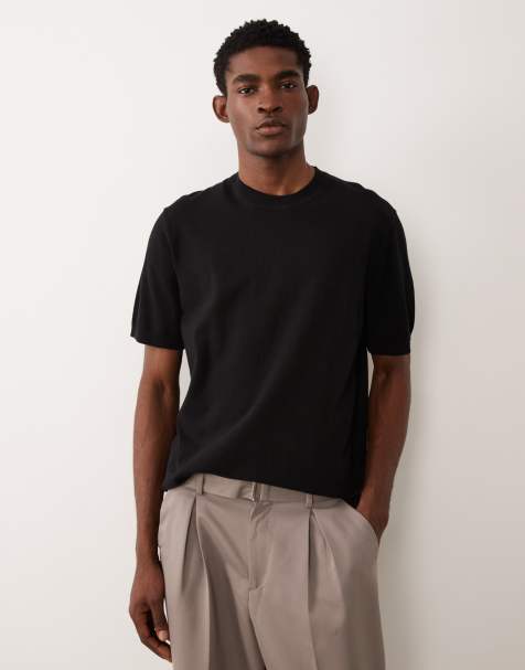 ASOS DESIGN - Essential - Pull ras de cou décontracté en maille fine - Noir - view 1