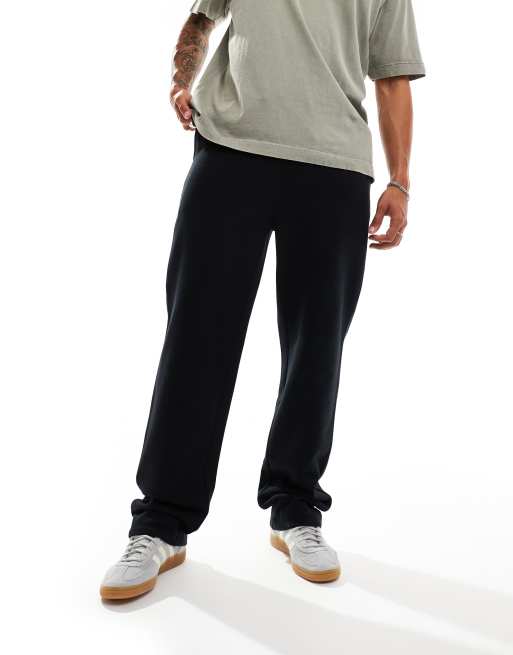 ASOS DESIGN - Essential - Rechte joggingbroek in zwart