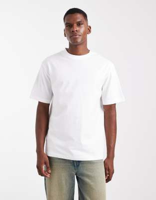 Asos Design Essential Relaxed Crew Neck T-shirt In White