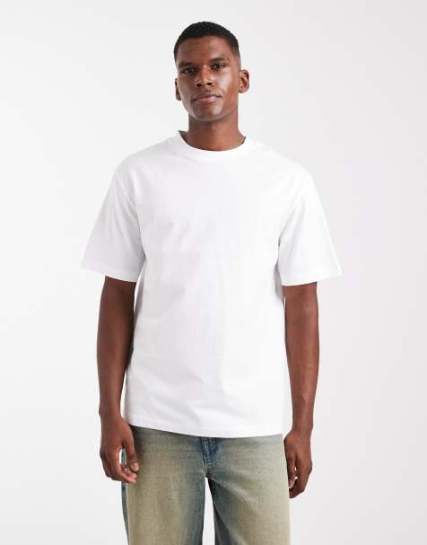 ASOS DESIGN essential relaxed crew neck t-shirt in white - view 1
