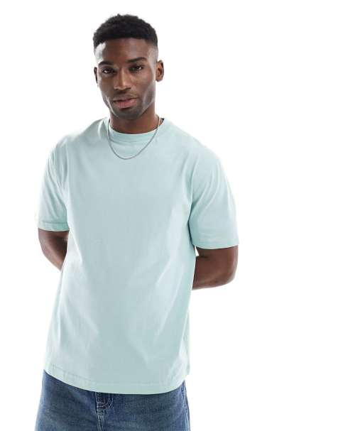 ASOS DESIGN essential relaxed t-shirt in blue - view 1