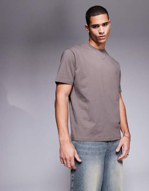 ASOS DESIGN essential relaxed t-shirt in brown - view 1