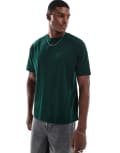 [ASOS DESIGN] ASOS DESIGN essential relaxed t-shirt in dark green S Scarab