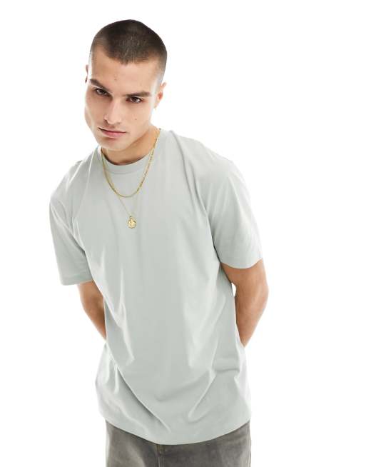 ASOS DESIGN essential relaxed  t-shirt in grey