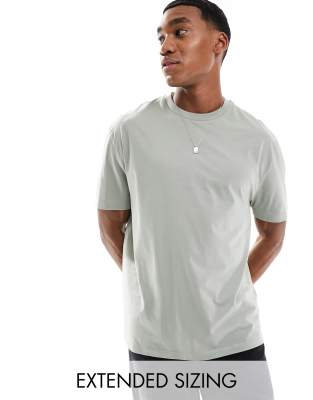 Asos Design Essential Relaxed T-shirt In Green