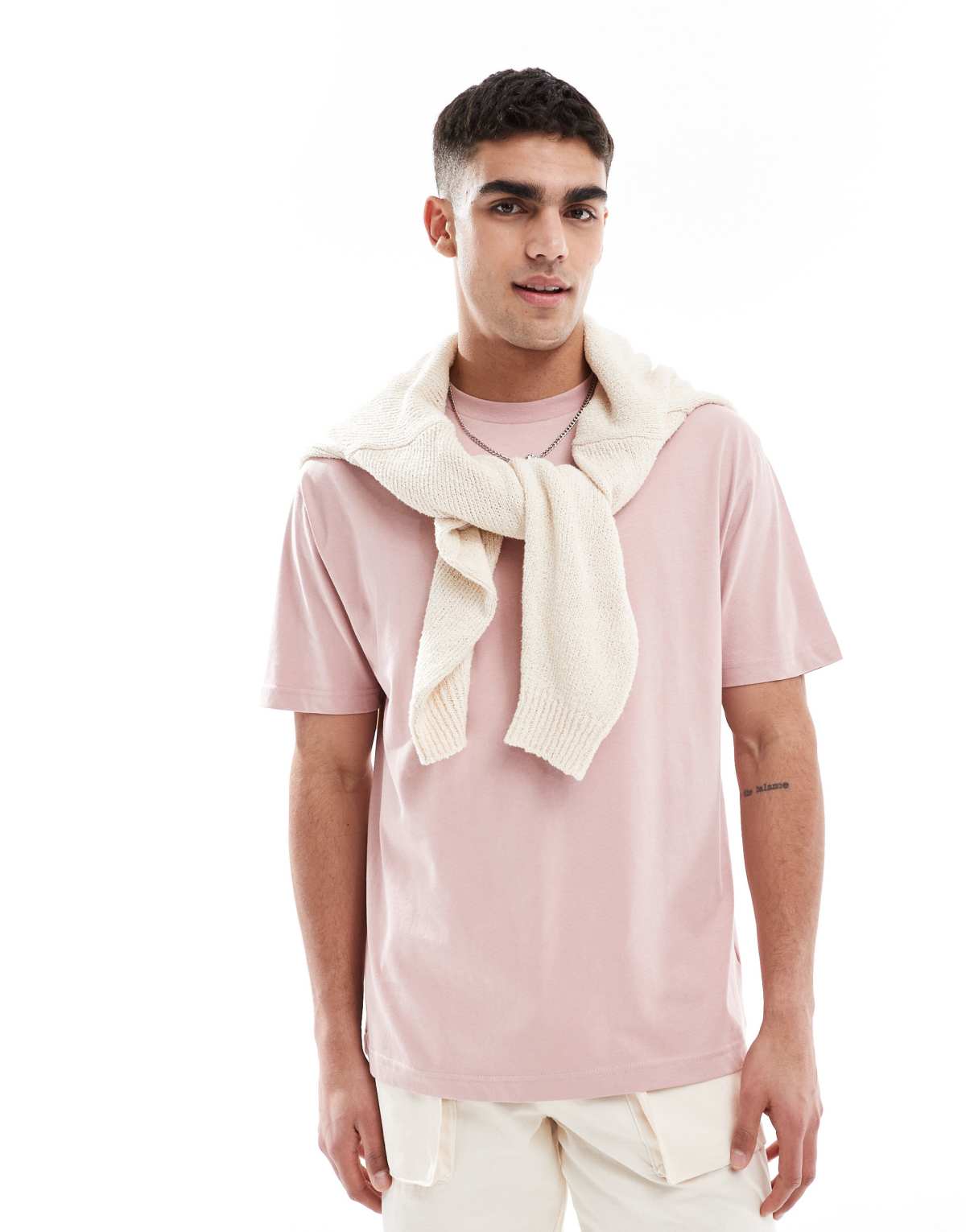 ASOS DESIGN essential relaxed t-shirt in pink