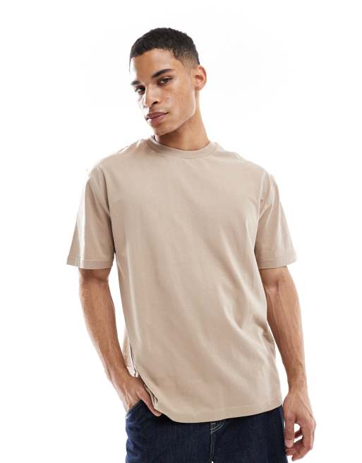 ASOS DESIGN essential relaxed t-shirt in sage stone 