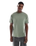 [ASOS DESIGN] ASOS DESIGN essential relaxed t-shirt in sage-Green M Sea spray