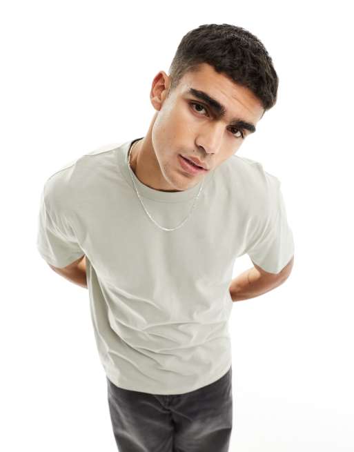 ASOS DESIGN essential relaxed  t-shirt in taupe 