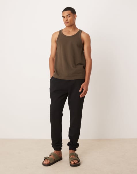 ASOS DESIGN essential slim jogger in black - view 1