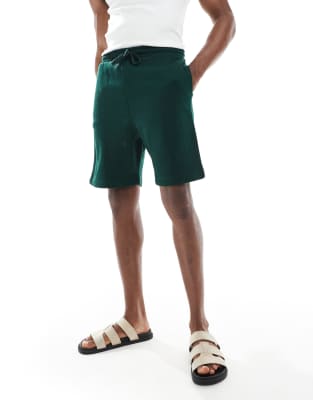Asos Design Essential Slim Short In Green