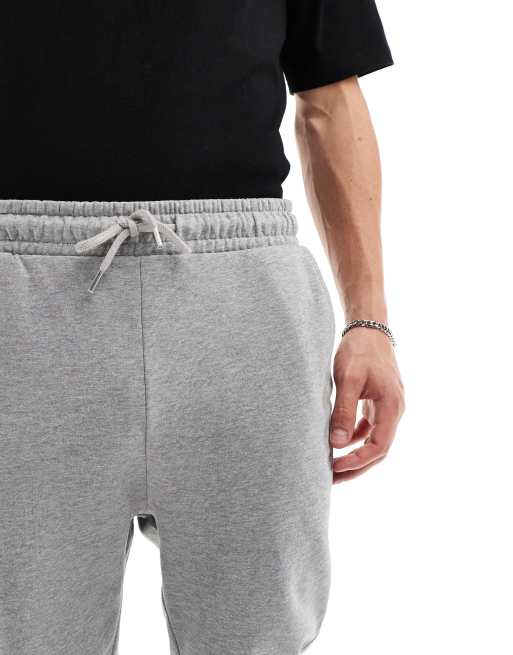 ASOS DESIGN essential slim sweatpants in heather gray, 2 of 5
