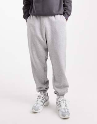 Asos Design Essential Slim Sweatpants In Gray