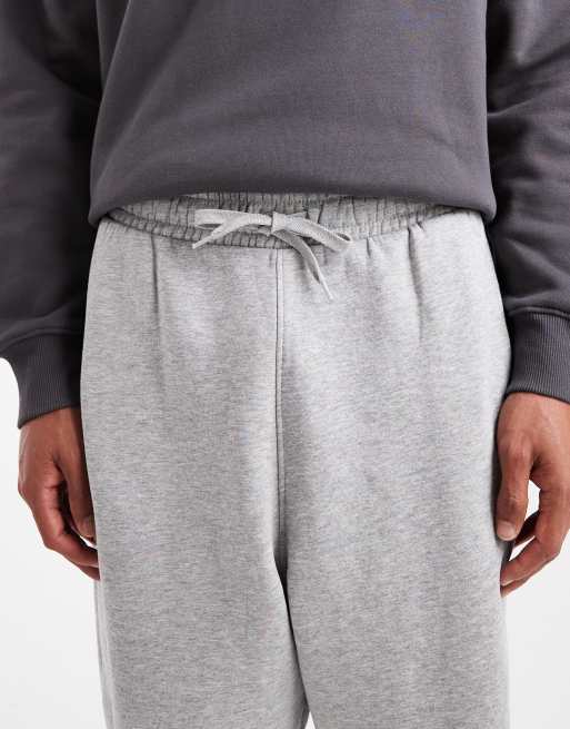 ASOS DESIGN essentials slim jogger in grey marl
