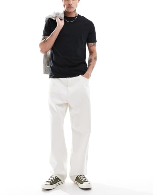ASOS DESIGN – Essential – Svart t-shirt med rund halsringning , 3 av 4