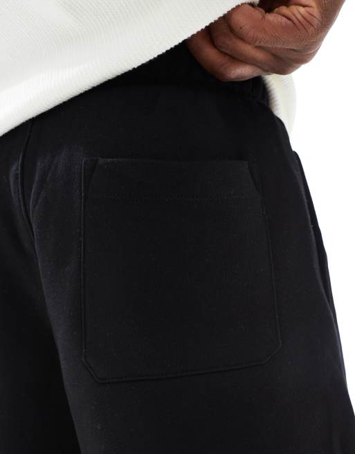 ASOS DESIGN – Essential – Svarta, medellånga shorts i oversize, 4 av 5