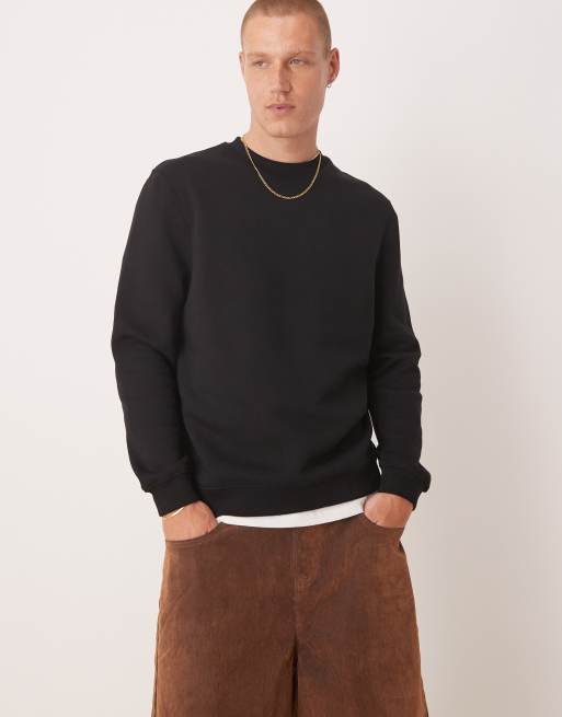 ASOS DESIGN - Essential - Sweat - Noir