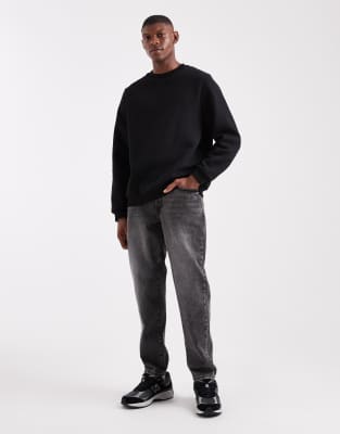 Asos Design Essential Sweatshirt In Black