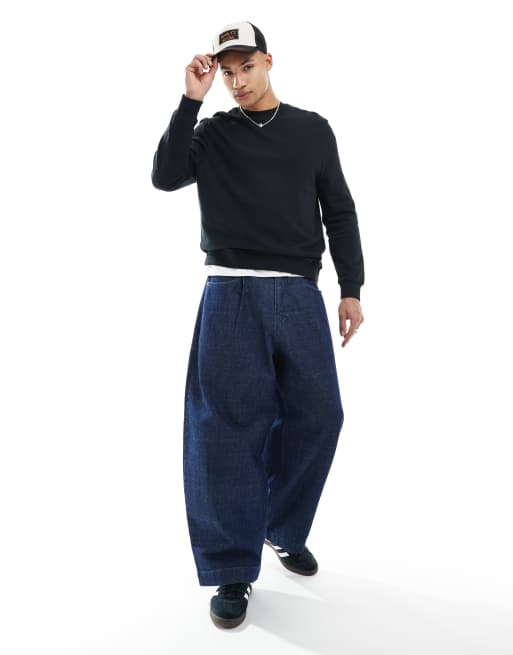 ASOS DESIGN - Essential - Sweatshirt in zwart, 2 van 4