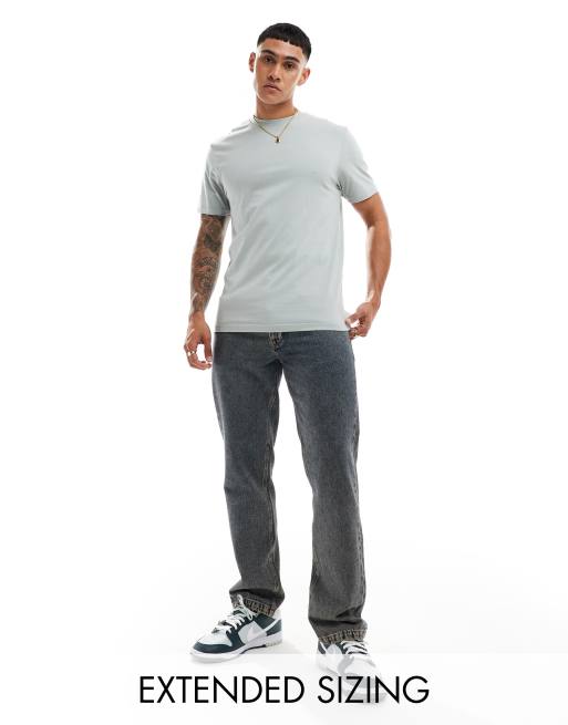 ASOS DESIGN – Essential – T-Shirt in Hellgrün mit Rundhalsausschnitt