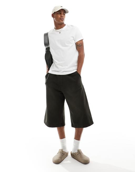 ASOS DESIGN – Essential – T-Shirt in Weiß mit Rundhalsausschnitt und umgeschlagenen Ärmeln, 2 von 4