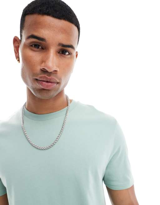 ASOS DESIGN - Essential - T-shirt met ronde hals in lichtgroen, 4 van 4