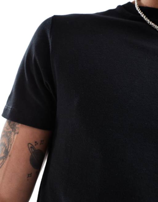 ASOS DESIGN - Essential - T-shirt met ronde hals in zwart , 4 van 4