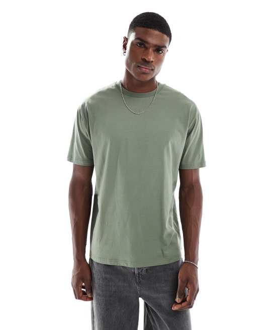 ASOS DESIGN – Essential – T-shirt o luźnym kroju w kolorze szałwii