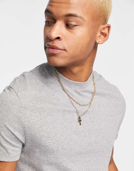 ASOS DESIGN - Essential - T-shirt ras de cou - Gris chiné, 2 de 4