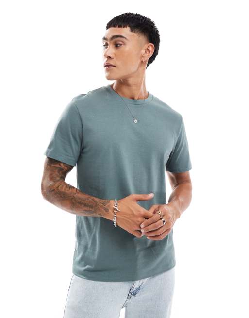 ASOS DESIGN - Essential - T-shirt ras de cou - Vert foncé
