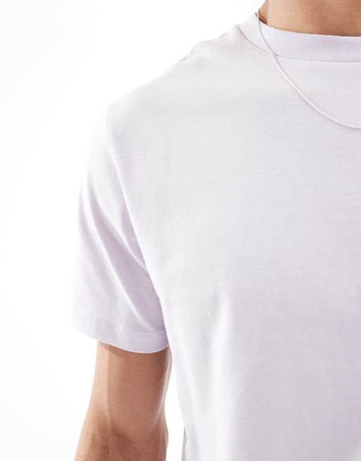 ASOS DESIGN essential T-shirt with crew neck in purple 