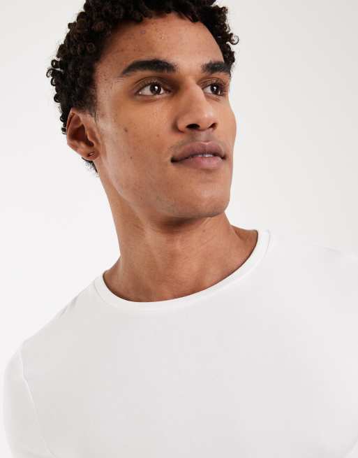 ASOS DESIGN essentials 2 pack muscle fit T-shirts in black and white, 5 of 5