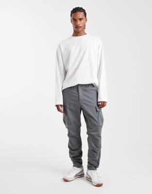 Asos Design Essentials 2 Pack Oversized Long Sleeve T-shirts In Multi