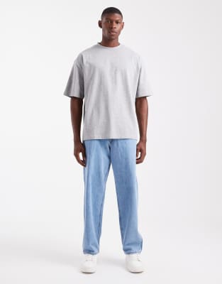 Asos Design Essentials 2-pack Oversized T-shirts In Multi