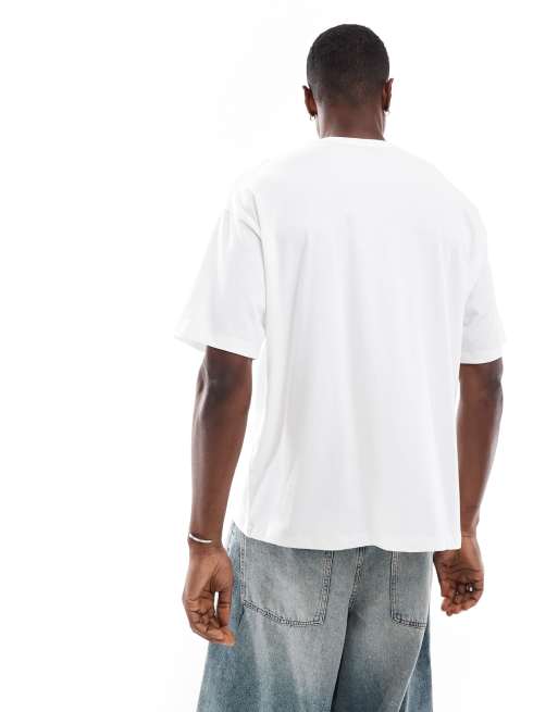 ASOS DESIGN essentials 2 pack oversized t-shirts in black and white, 3 of 4