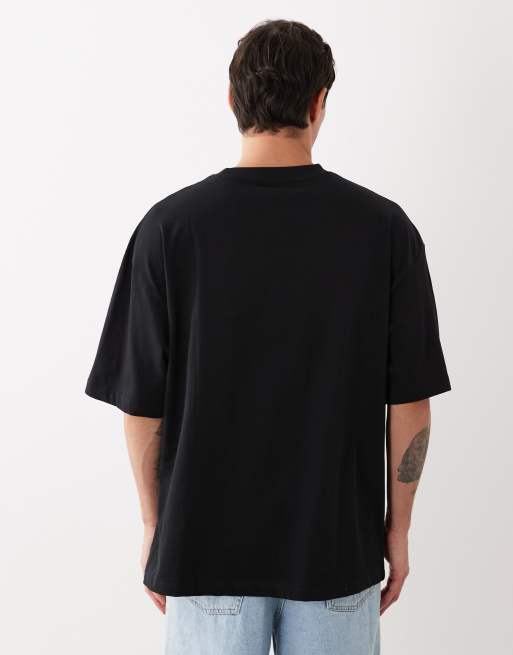 ASOS DESIGN essentials 2 pack oversized T-shirts in black, 2 of 5