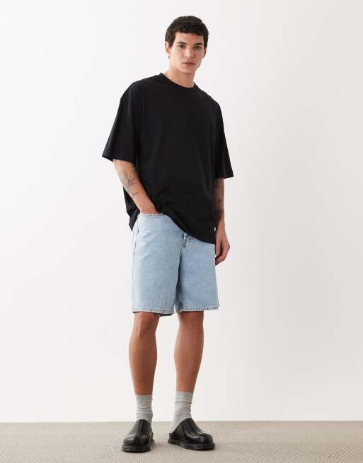 ASOS DESIGN essentials 2 pack oversized T-shirts in black, 3 of 5