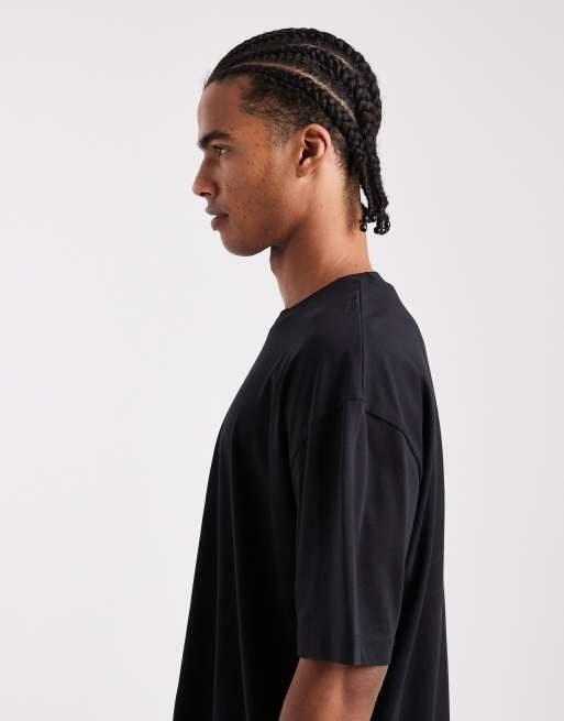 ASOS DESIGN Essentials 2-pack oversized T-shirts in stone and black , 4 of 5