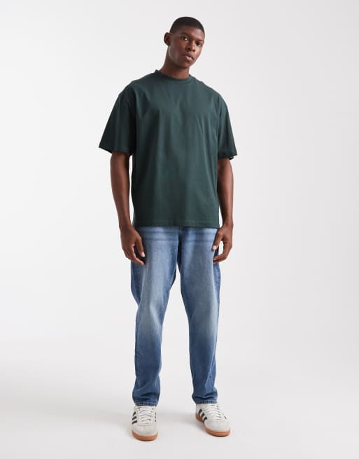 ASOS DESIGN Essentials 2-pack oversized T-shirts in white and khaki , 2 of 5