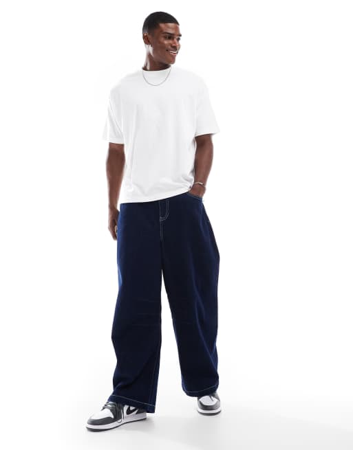 ASOS DESIGN Essentials 2 pack oversized t-shirts in white, 2 of 4