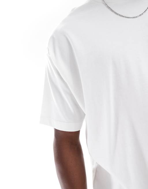 ASOS DESIGN Essentials 2 pack oversized t-shirts in white, 3 of 4