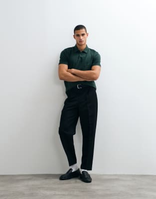 Asos Design Essentials 2 Pack Regular Fit Polos In Multi