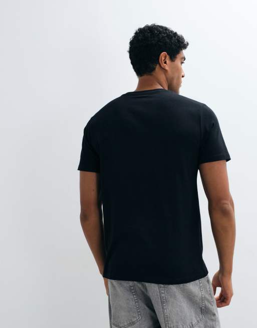 ASOS DESIGN Essentials 2 pack regular fit t-shirt in black and white, 3 of 5