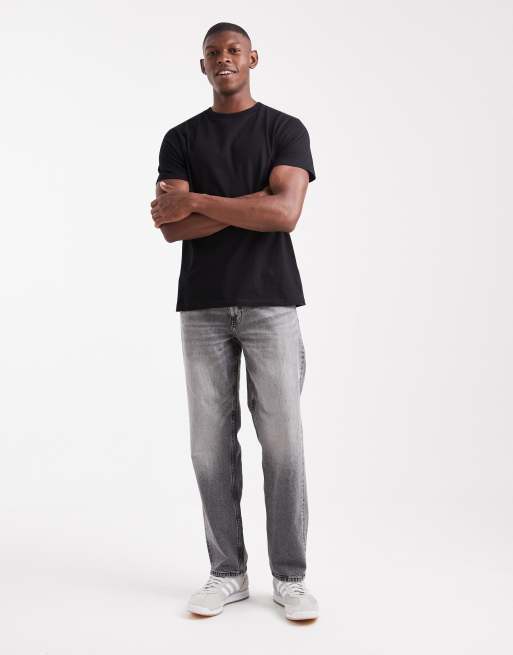 ASOS DESIGN Essentials 2 pack regular fit T-shirts in black and white , 2 of 5