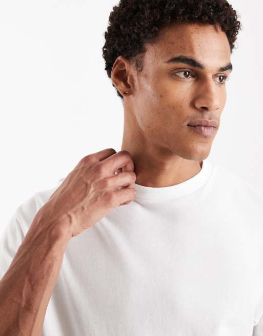 ASOS DESIGN Essentials 2 pack t-shirt in white, 5 of 5