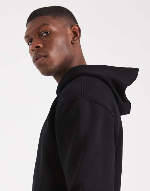 ASOS DESIGN – Essentials – 2er-Pack Kapuzenpullover und Sweatshirt in Schwarz , 5 von 5