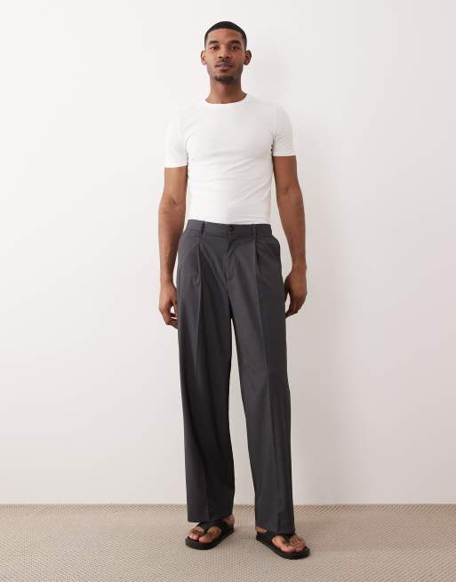 ASOS DESIGN – Essentials – 2er-Pack Muskelshirts in Weiß und Khaki, 2 von 5