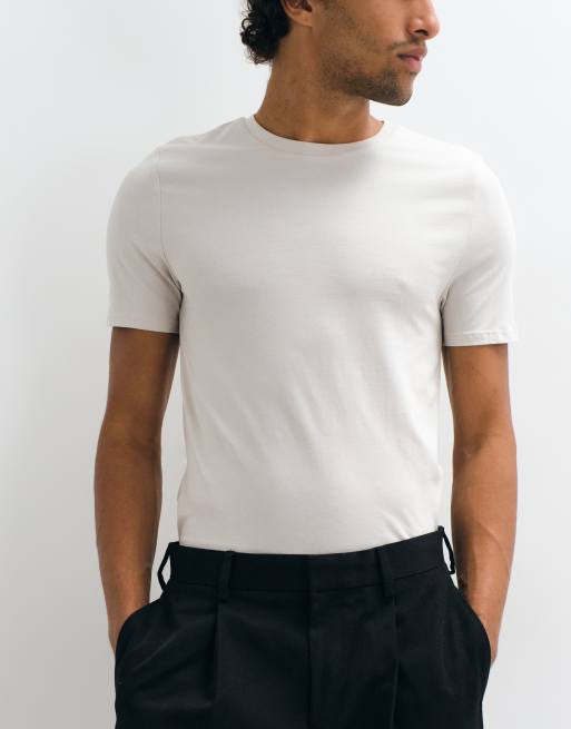 ASOS DESIGN Essentials 3 pack muscle fit t-shirts in multi, 2 of 5