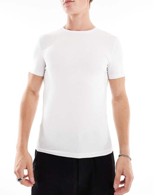 ASOS DESIGN essentials 3 pack muscle fit t-shirts in multiple colours  , 4 of 4
